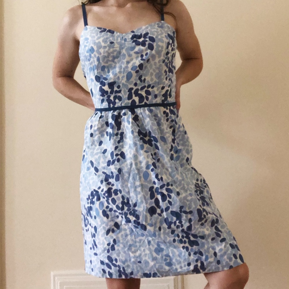 Blue Floral Dress